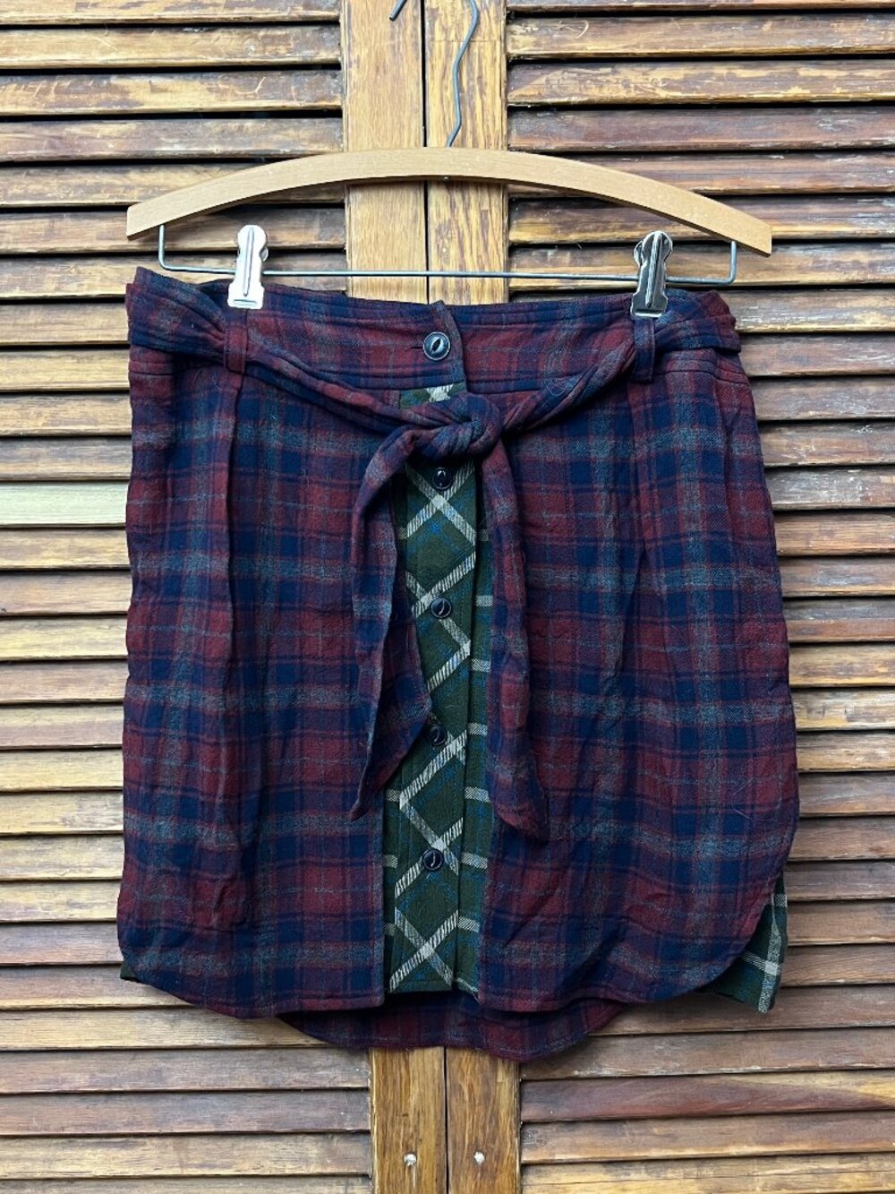 Rag & Bone flannel layered skirt, size 2